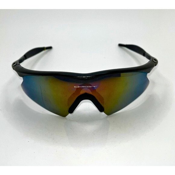 Oakley M Frame Sunglasses Fire Iridium Lens + Hard Case Vintage Performance USA - Picture 6 of 12
